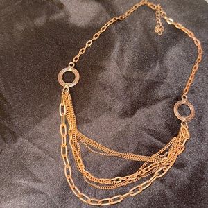 Beautiful brass colored necklace